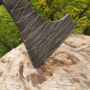 БОЄЦЬ ексклюзивна сокира ручної роботи майстра Сергія Дитюка, Сталь - У8 - інструментальна. Photo 2